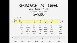 Video thumbnail of "432-  CONSAGRADO  AO  SENHOR    -    CONTRALTO"