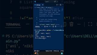 PYTHON : WORKING WITH LIST PART2