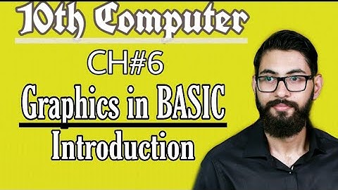 Graphics in GW BASIC | Introduction | 10 class computer chapter 6