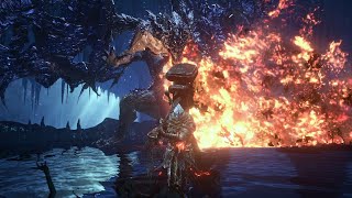 Darksouls 3 Darkeater Midir NO HUD boss fight