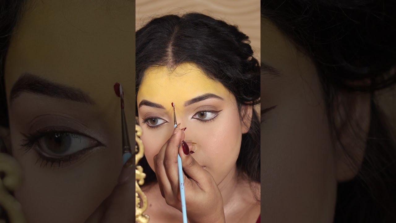 Complete 🌸 RadhaRani 🌸  Transformation | Janmashtami Special 🪷✨🦚 #radhalook #makeup