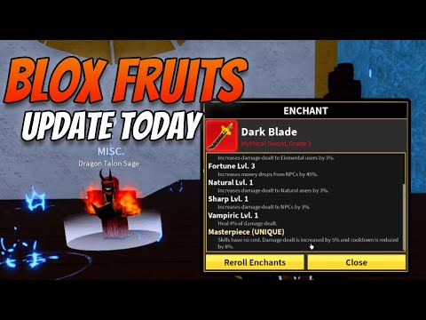 UPDATE 20 OFFICIAL RELEASE | BIGGEST UPDATE | Blox Fruits