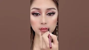 طريقة رسم الشفاه الكورية Korean Lips Drawing Lipstick 