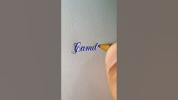 How to Draw a signature like a billionaire comment your name #SignaturesStyle #caligraphy #shorts