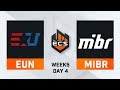 eUnited vs MIBR - Map 1 - Overpass (ECS Season 8 - Week 5 - DAY4)