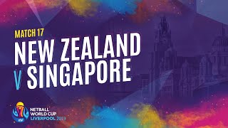 New Zealand v Singapore | Match 17 | NWC2019 screenshot 5