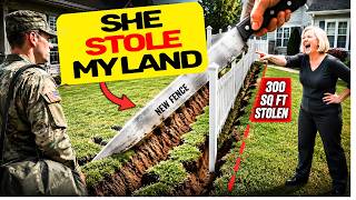 Neighbor Karen Built A Fence On My Property While I Was Deployed…