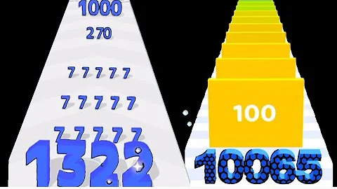 8 Minutes Super Relaxing Math Games - Number Merge Vs Number Rush 2048 Challenge