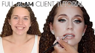 CLIENT MAKEUP TUTORIAL | STEP BY STEP GLAM TRANSFORMATION USING JUVIAS PLACE SHADOWS!