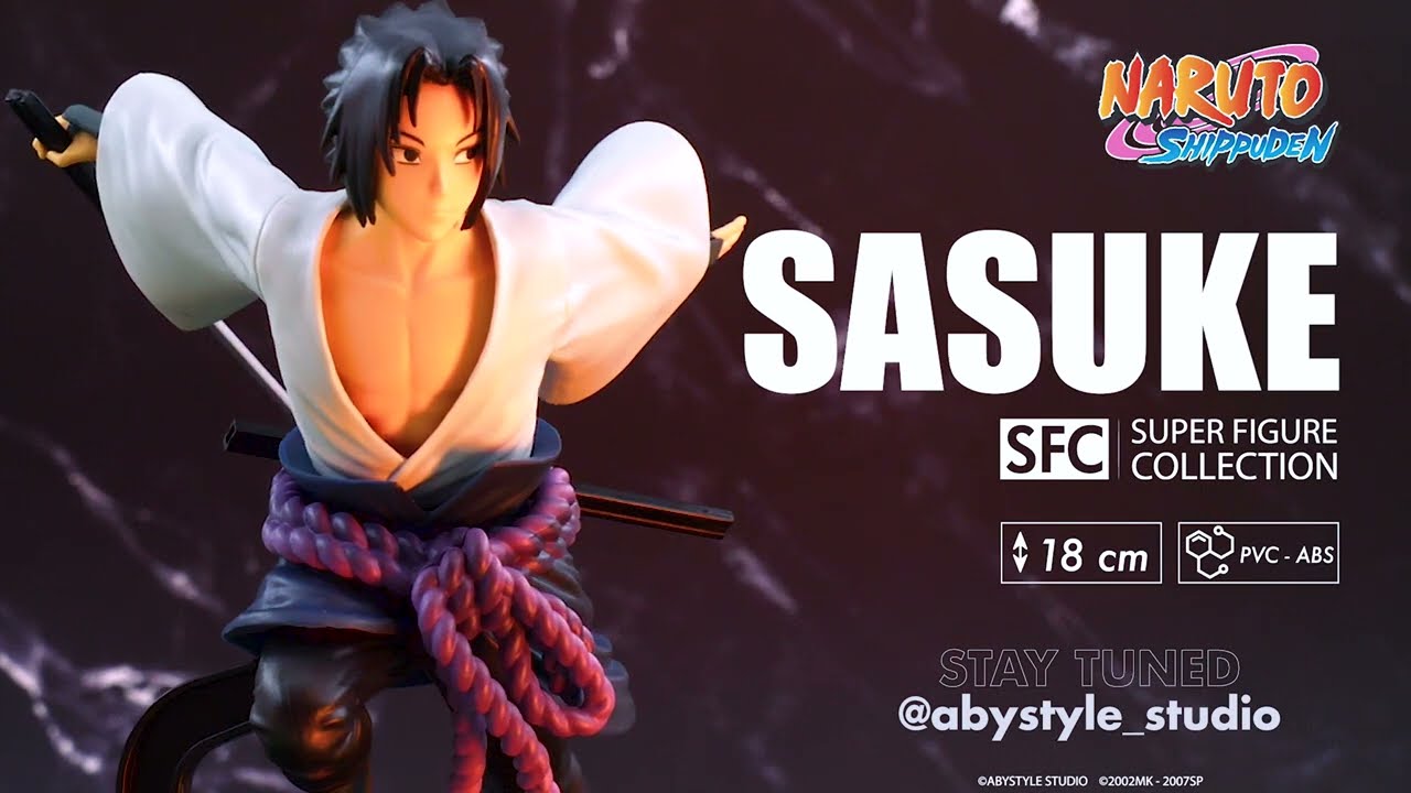 Naruto Shippuden Sasuke Uchiha Super Figure Collection 1:10 Scale