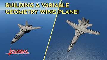 Creating a Kerbal Variable Geometry Wings Aircraft | Building the KDF Ep 1