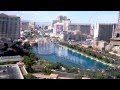 Water show at the Bellagio Fountains in Las Vegas during the day