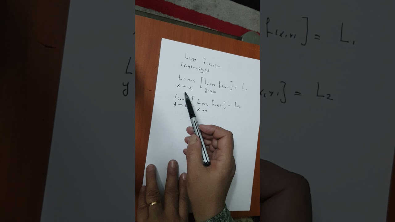 الغاية للدوال متعددة المتغيرات/ المرحلة الثانية قسم الرياضيات