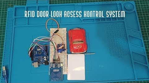 DIY RFID Access Control with Arduino  RC522 | RFID Door Lock Arduino  Servo Motor Automated Security