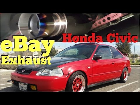 Honda Civic Exhaust Muffler Ebay How To Replace DIY