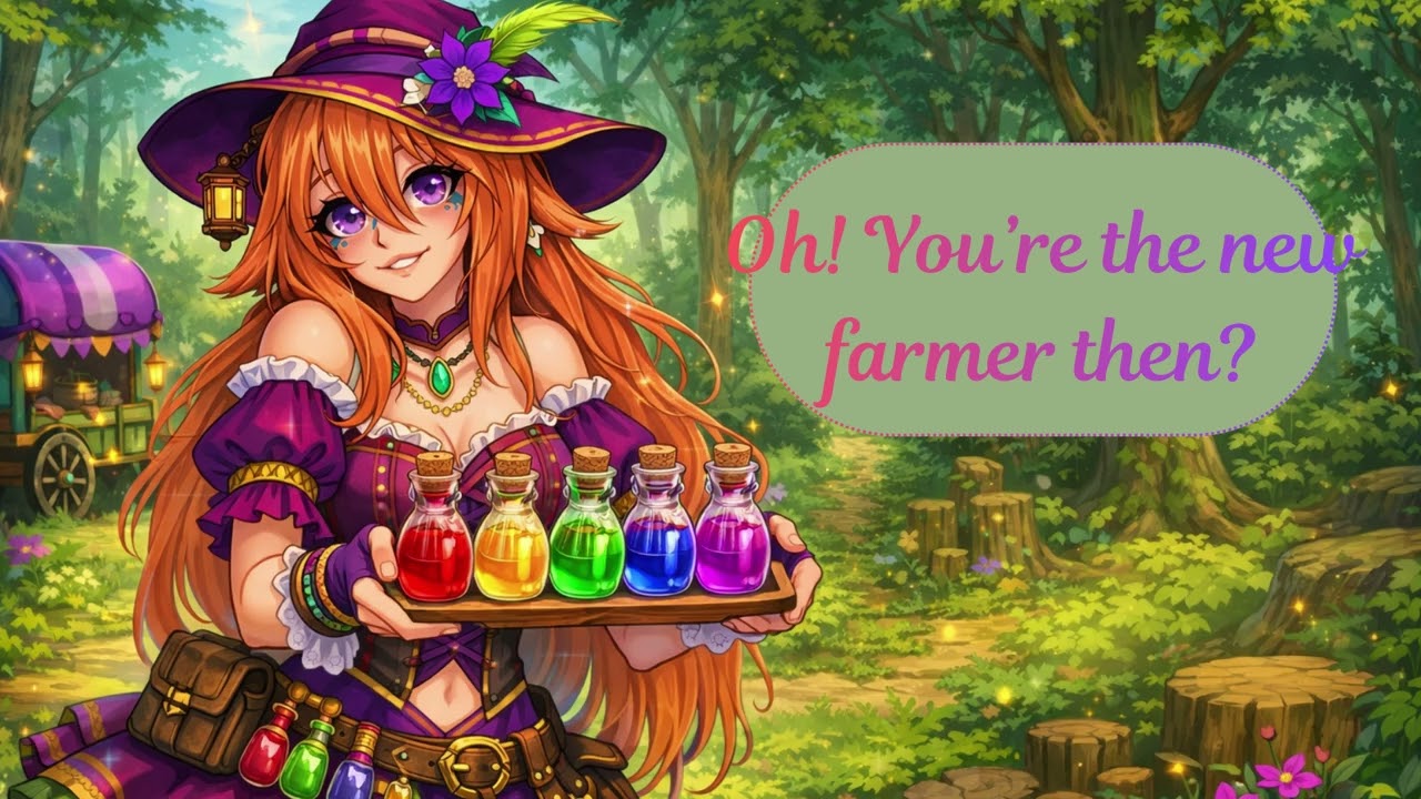 Meeting the Wizards Daughter: ASMR Stardew Valley [Soft Spoken] [Magical] [Story] [F4A]