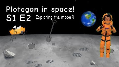 Plotagon in Space! S1 E2 / Exploring the Moon?!