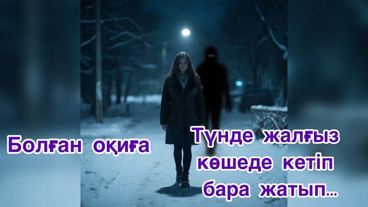 Болған оқиға. Түнде жалғыз үйіне бара жатқан қыздың қорқынышы  #болғаноқиғалар #қорқыныштыоқиғалар 