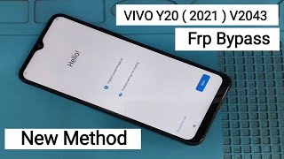 VIVO Y20 Frp Bypass Android 11 New Method 2024 || VIVO Y20 ( 2021 ) V2043 Frp Bypass 2024