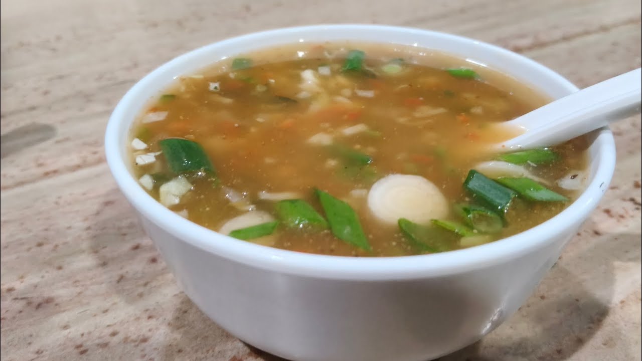 How to make Veg soup 🍲 restaurant style!