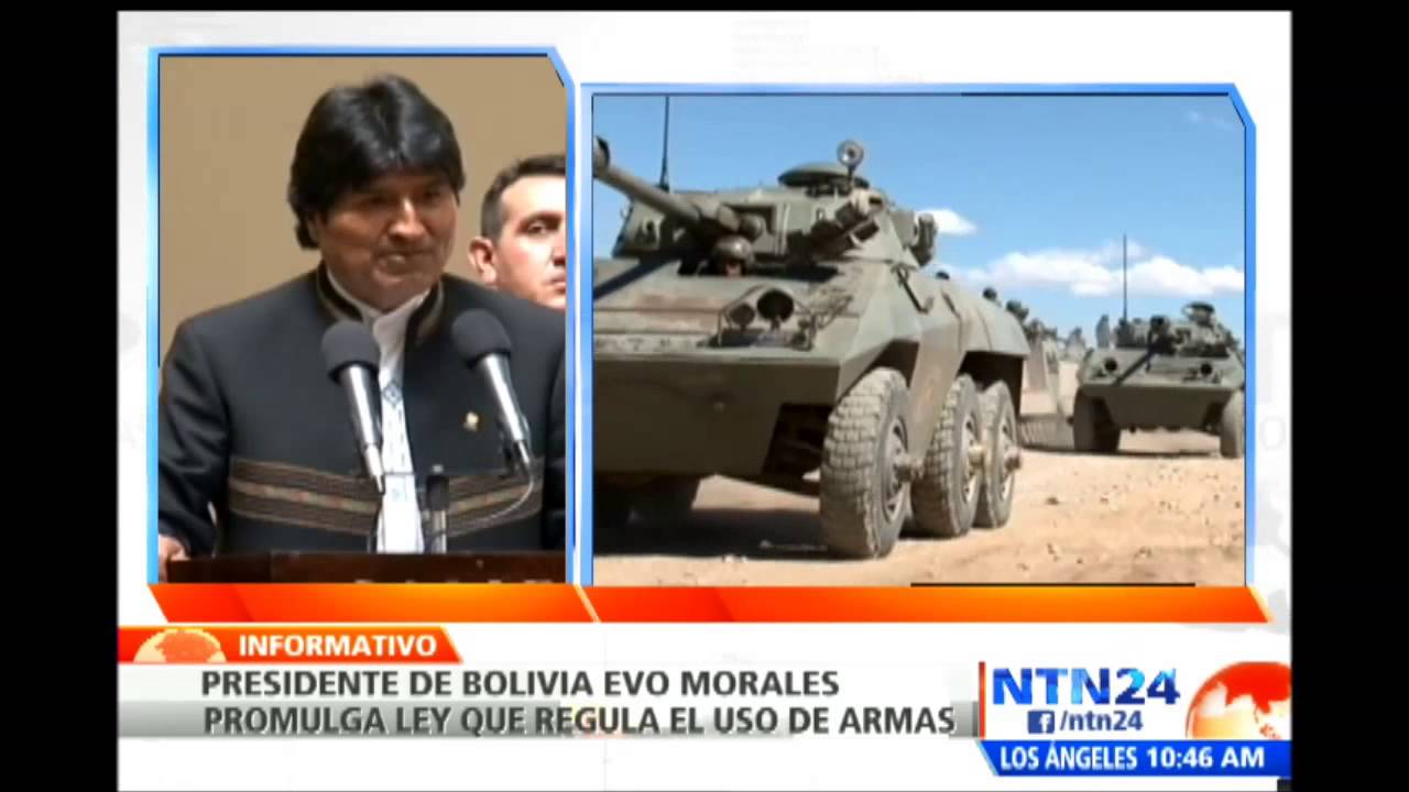 Bolivia promulga su primera 'ley de armas' para combatir el tráfico