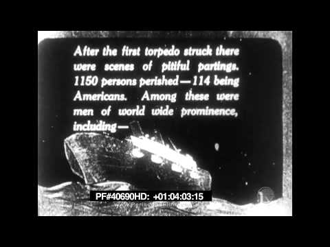 Lusitania Propaganda - Winsor McCay, U-39  40690 HD