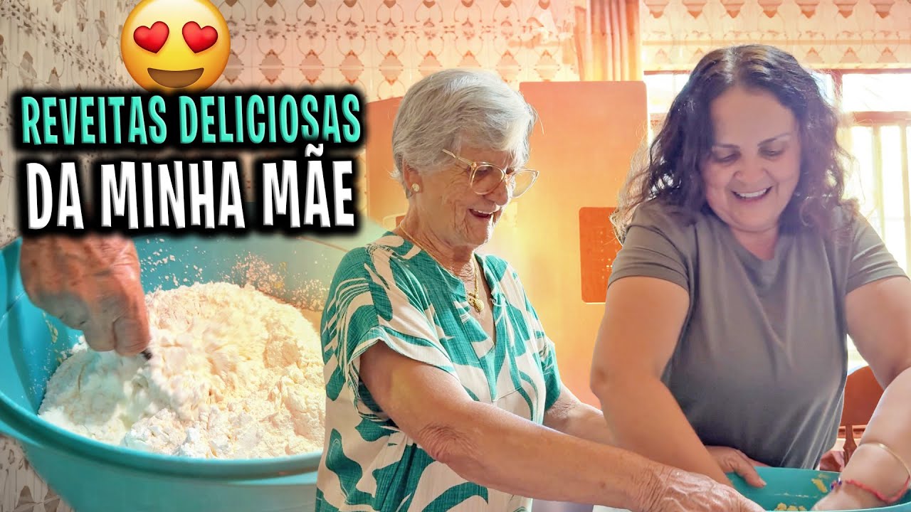 Fazendo 3 receitas deliciosas com minha mãe no Brasil 🇧🇷 