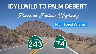 Idyllwild to Palm Desert, CA | Highway 243 & 74 | 4× Speed by Southwest Road Trips 153 views 3 months ago 15 minutes