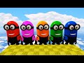 GTA 5 Epic Ragdolls RED SPIDERMAN VS RED MINION (Euphoria Physics & Funny Fails)ep.1635