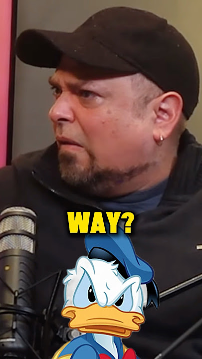 Pete and Donald Duck have a conversation