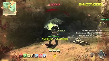 Mw3 Village Chaos Mode: 195.9million - NEW P RECORD - 905 Combo (VnG Stealth VIEW)