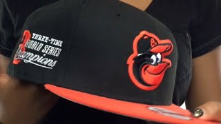 Orioles 'MLB STAR-TRIM SNAPBACK' Black-Orange Hat by New Era