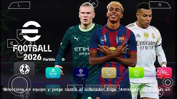 eFootball PES 2026 PPSSPP DOWNLOAD ORIGINAL ISO PES 26 PSP Full Update New Transfers & Kits 26 HD