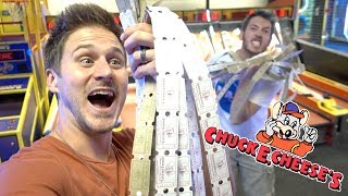 Hogging Chuck E Cheese From Kids!