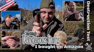 Miniature cane sword & weird push dagger: Dangerous Items on amazon.de / inspired by Joerg Sprawe