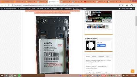 Lava Iris 88 2GB Ram Flash File S225&S227 Hang Logo Done Lcd Fixed Care Firmware 100% Tested
