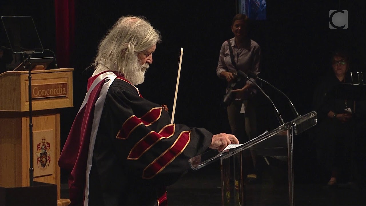 Peter Schumann 2018, Concordia Honorary Doctorate