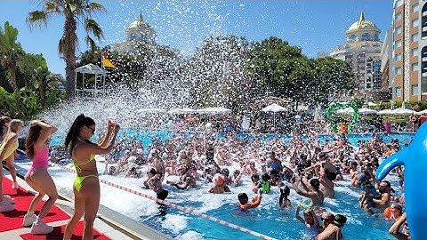 DELPHIN BE GRAND RESORT LARA ANTALYA TURKIYE FAMILY HOTEL GREAT BUFFET & AQUA PARK AMAZING LUNAPARK