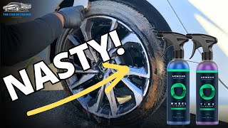 HOW TO DEEP CLEAN WHEELS AND TIRES with ARMOUR DETAIL SUPPLY WHEEL AND TIRE CLEANER by The Car Detailing Channel 960 views 1 month ago 22 minutes