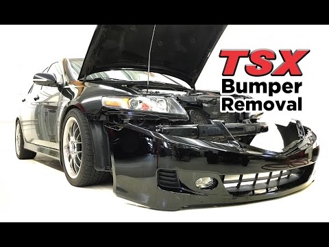 2004-08 Acura TSX front bumper removal - DIY