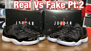 Air Jordan 11 Low Space Jam Real Vs Fake Pt.2 I messed up 😂😂🤦🏾‍♂️🤦🏾‍♂️