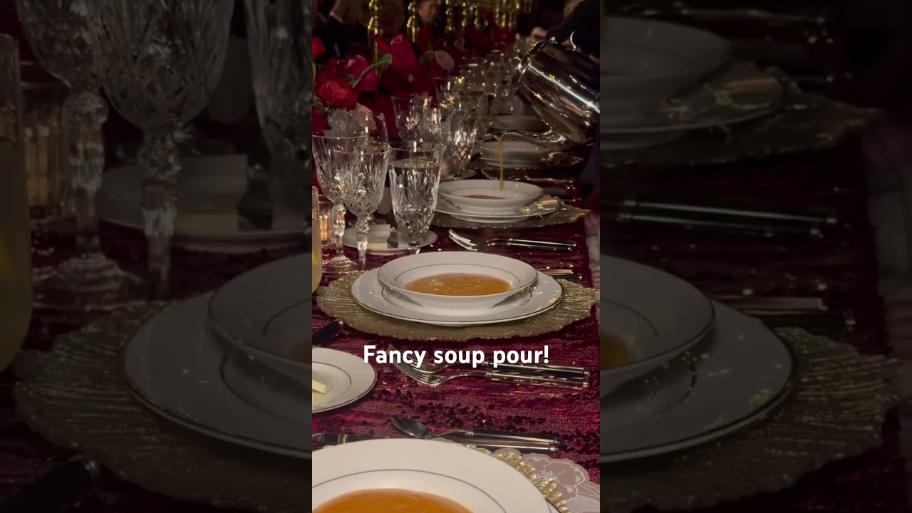 This is the fanciest soup pour I’ve seen! Forte Belanger knows a thing or two about that