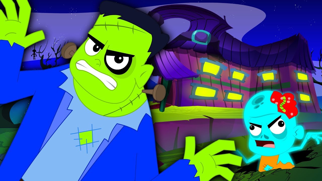 Haunted Ghost House Scary Nursery Rhymes Scary Video For Kids Youtube