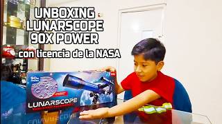 UNBOXING LUNARSCOPE CON LICENCIA DE LA NASA   #unboxingtoys #telescope #nasa #unboxingvideo #moon