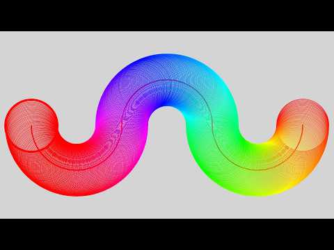 Steve's Generative Art. Circles 39 - Tube Circle Line