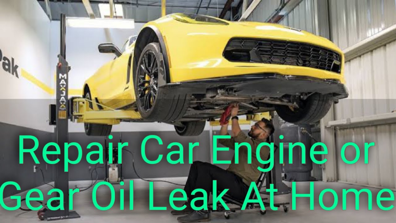 Fix Car Engine Oil Leakage Hyundai eon gear oil leakage YouTube