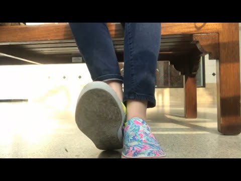 Public Shoeplay In Julie Sneakers: Part 1 Of 2