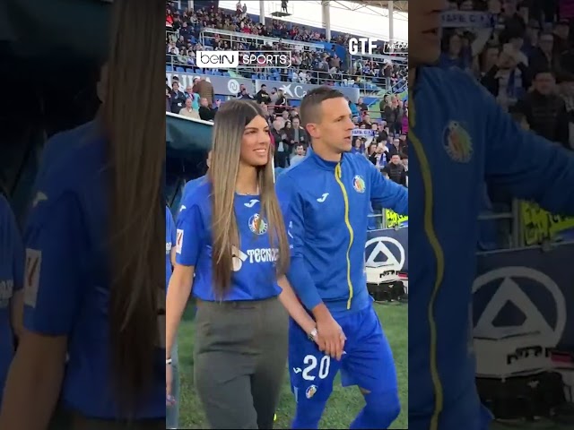 👩‍👦Les joueurs de Getafe entrent sur le terrain avec leur maman pour la fête des mères #Shorts