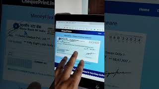 Cheque Printing Software, Print Cheque in Any Printer & All Bank's Cheque by MoneyFlex