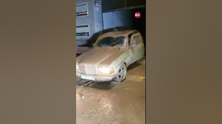 El ‘indestructible’ Mercedes que ha sobrevivido en un garaje inundado por la DANA en Valencia